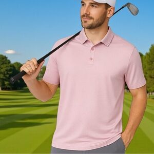 Walter Hagen men’s performance p11 birdseye athletic fit golf polo shirt size XL